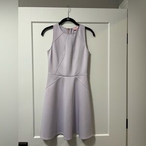 Ted Baker London lavender fit and flare dress